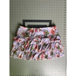 American Eagle Ruffle Skirt 6 – Coquette Cottagecore Floral Mini
